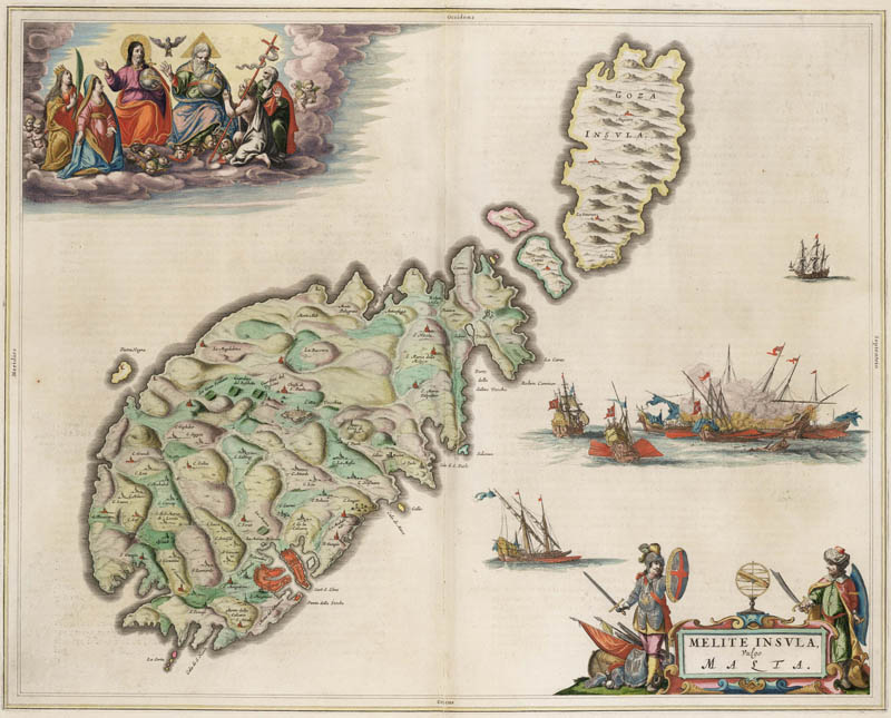 Malta 1665 Blaeu